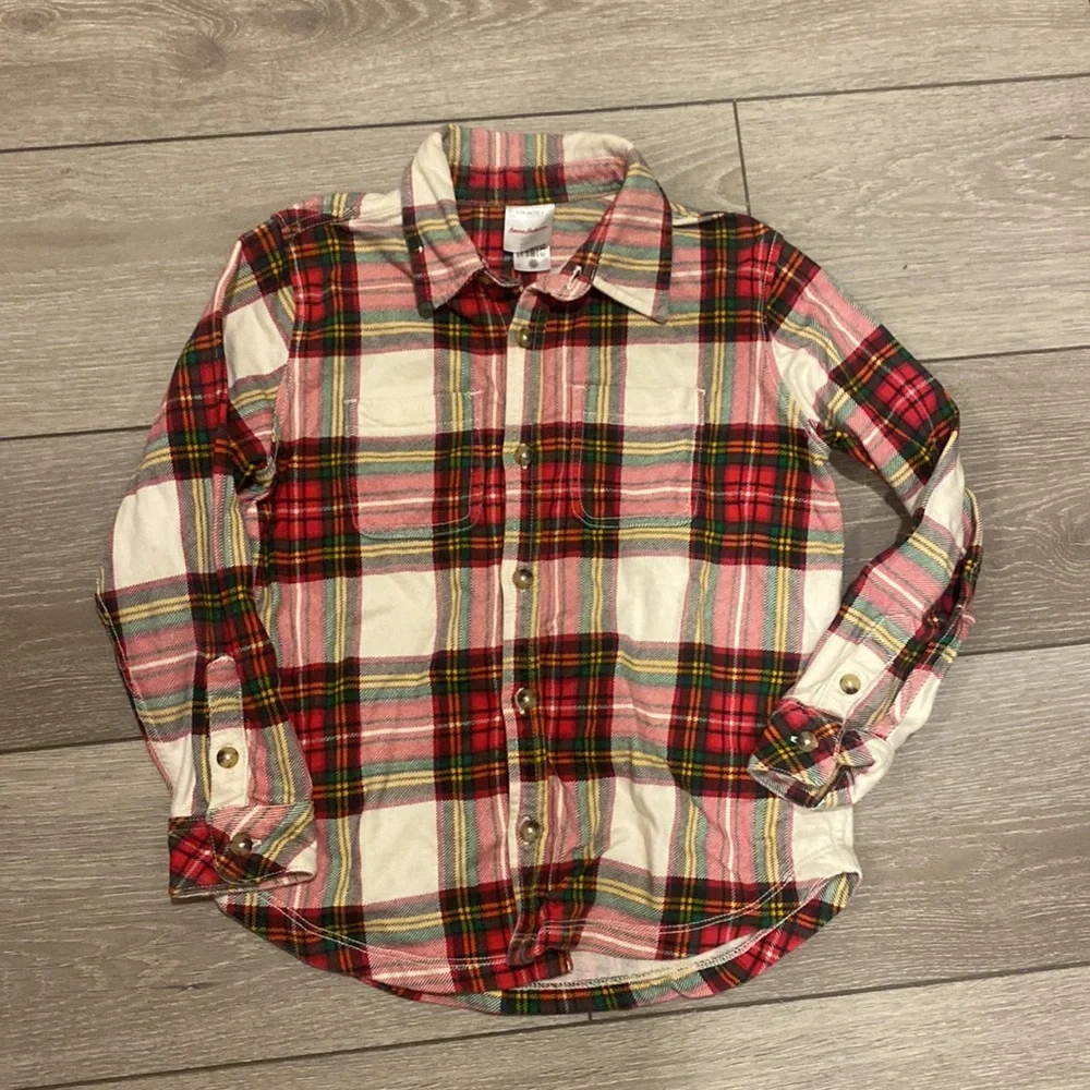 Hanna Andersson long sleeve flannel size 5 (110cm)